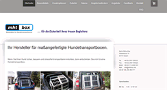 Desktop Screenshot of mht-box.de